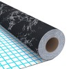 vidaXL Self-adhesive Furniture Film Black Stone 196.9"x35.4" PVC - 4 of 4
