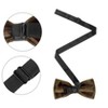 INSPIRE CHIC Men's Velvet Adjustable Pre-Tied Bow Tie - 2 of 4