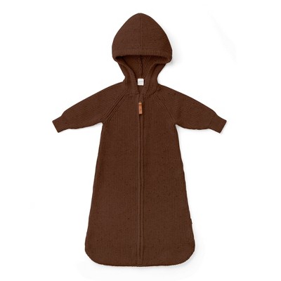 goumikids baby organic cotton knit wearable blanket - hide M