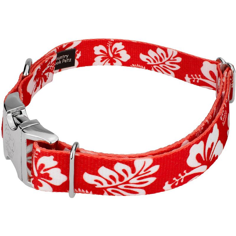 Country Brook Petz Premium Red Hawaiian Dog Collar, 4 of 7