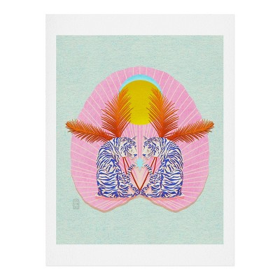 Sewzinski Loud Tigers Art Print - Society6