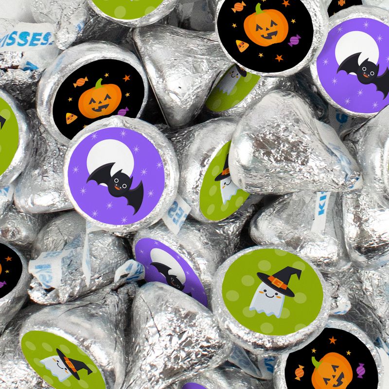 Halloween Candy Party Favors Chocolate Hershey's Kisses by Just Candy - Cute Mix, 1 of 2