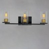 Maxim Lighting Sleek 3 - Light Vanity in  Antique Brass/Black - 4 of 4