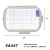 Brother SA447 XV/XP Series Jumbo Embroidery Hoop 12x8 - 3 of 3