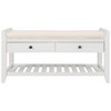 YOOCOZZ Solid Wood Multipurpose Entryway Storage Bench with Drawers and Cushioned Seat - 2 of 4