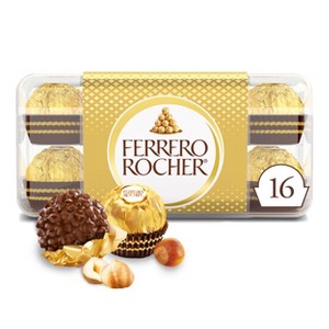 Ferrero Rocher Fine Hazelnut Chocolate Candy - 7oz/16ct - 1 of 4