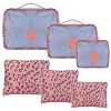 Racxily 9Pcs Clothes Storage Bags Water-Resistant Travel Luggage Organizer Clothing Packing Cubes - 2 of 3