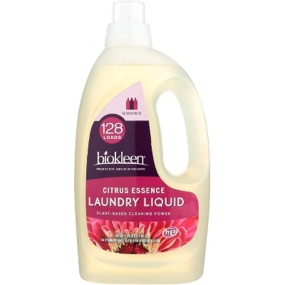 Biokleen Laundry Detergent - Citrus - Case of 6 - 64 Fl oz.