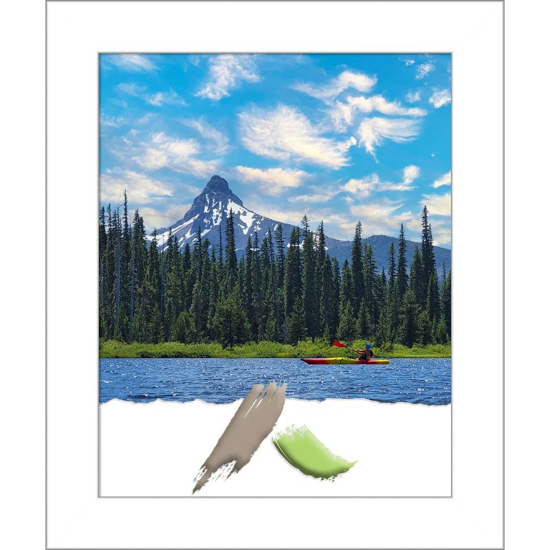 Amanti Art Wedge White Picture Frame, 1 of 7