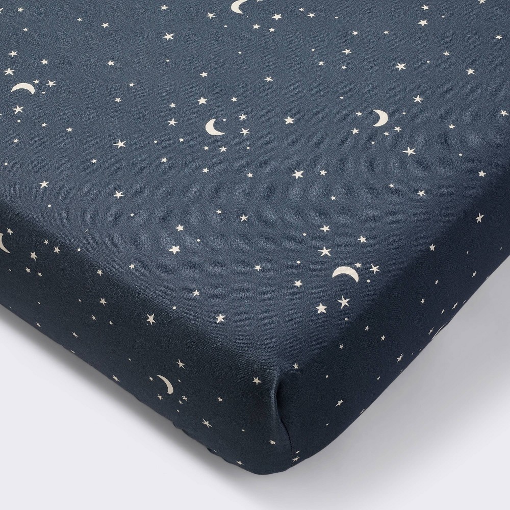 Photos - Bed Linen Cotton Fitted Crib Sheet - Stars - Cloud Island™