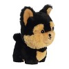 Aurora Small Yorkie Teddy Pets Playful Stuffed Animal Black 7" - 3 of 4