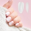 Unique Bargains Women's Full Coverage Almond Fake Nails Clear 1 Set - image 4 of 4