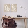 Stupell Industries Boho Botanical Leaf Silhouette 2pc Canvas Art Set - 2 of 4