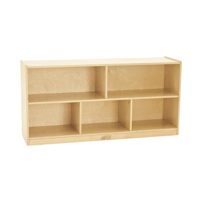 Ecr4kids Birch 5section Classroom Storage With Casters