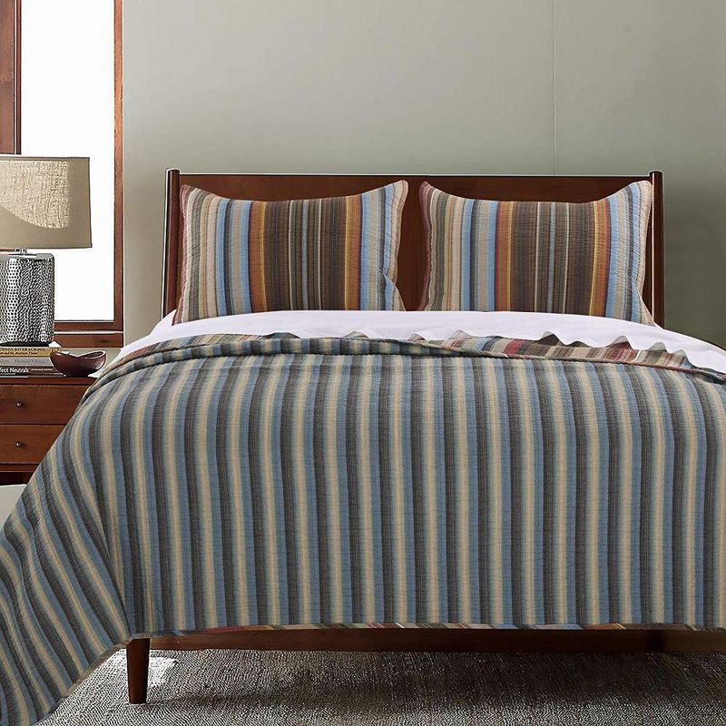 Majestic Durango Stripe Oversized Bonus Bedding Set by Greenland Home Fashions, 3 of 5