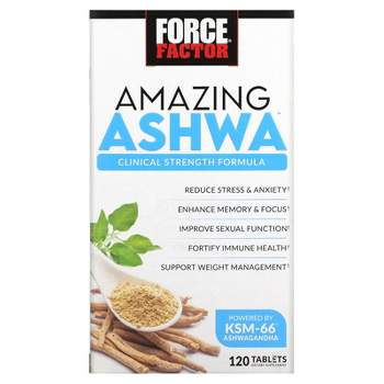 Force Factor Amazing Ashwa , 120 Tablets
