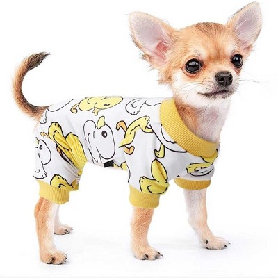Paaaawaters Dog Jumpsuit Cute Cartoon Animal Print Velvet Puppy Warm Clothes