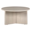 HomeRoots 32" White Round Coffee Table - 4 of 4