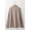 Women's Wavey Textured Button Up - Plus - 66DISCO - 4 of 4