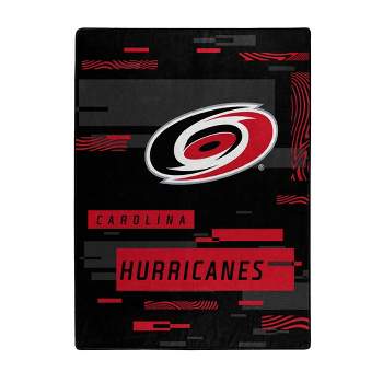 NHL Carolina Hurricanes Digitized 60 x 80 Raschel Throw Blanket