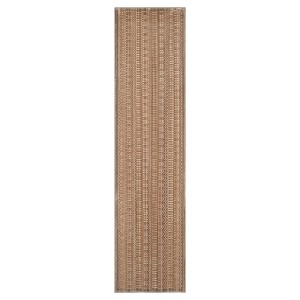Beige/Taupe Abstract Knotted Runner - (2