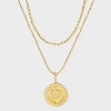 14K Gold Dipped Cross Pendant Necklace - Gold - 2 of 4
