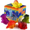 6-Pack Light-Up Dinosaur Bath Toys, Floating Glow Set for Bathtub and Pool Play - 3 of 4