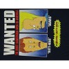 Beavis and Butthead Wanted Poster MTV Cartoon Mens Navy Graphic Tee Shirt - 2 of 2