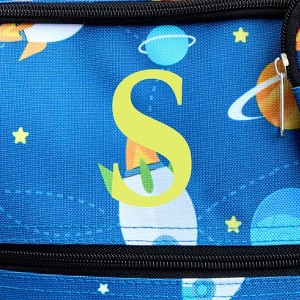 The Lakeside Collection 3-Pc. Kid's Monogrammed Space-Themed Luggage Sets - 1 of 4