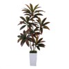 Artificial Dracaena Plant,Tropical Art Tree in Pot,Realistic Deco Plants, Floor Plant for Living Room,Home Office,Decoration for Indoor and Outdoor - 4 of 4