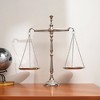 TopComfy Decorative Object Vintage Libra Scale Tray for Elegant Home Office Centerpiece, Silver, 23"*6"*21" - 2 of 4