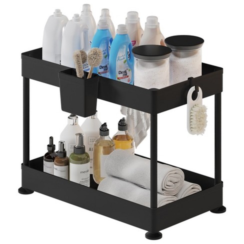 Storagebud 2-tier Under Sink Organizer - Black - 1 Pack : Target