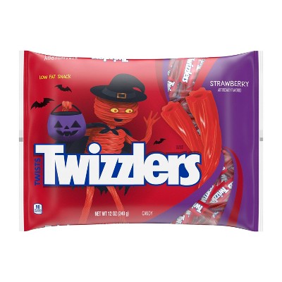Twizzlers Halloween Strawberry Twists Bag Snack Size - 12oz