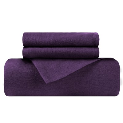 Flannel Cotton Modern Solid Fuzzy Duvet Cover Set With Pillow Shams by Blue Nile Mills