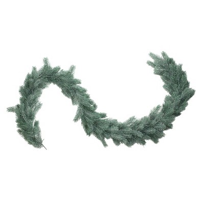 Northlight 6' x 7" Unit Frosted and Dusted Artificial Green Pine Christmas Garland