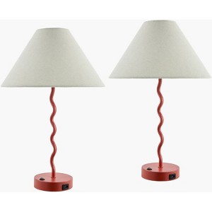 Livabliss Begonia Cottage Table Lamps - 1 of 4