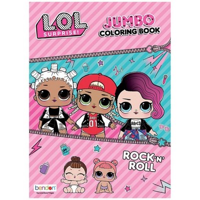 L.O.L. Surprise! Jumbo Rock 'N' Roll Coloring and Activity Book