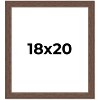 PosterPalooza | 18x20 Wide Barnwood Picture Frame, UV Acrylic, 6 Finishes - Grey, Brown, White, and Black - 2 of 4