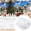 Aoibox 1 Pack 5 ft x 10 ft Artificial Snow Blanket Thick Flame Retardant Silk Floss Material for Christmas Village Tree Display Decor - 4 of 4