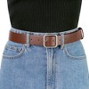 Allegra K Women Pin Buckle Belt Soft Wide Waist Belt Casual Dresses Jeans Pants 1 Pc - 4 of 4