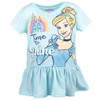 Disney Frozen Princess Moana Little Mermaid Floral Girls T-Shirt and Leggings Outfit Set Little Kid to Big Kid - 3 of 4