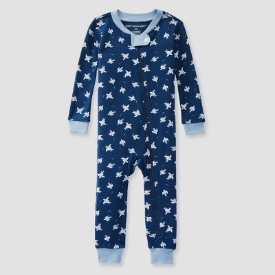 Burt's Bees Baby® Baby Boys' Turtley Awesome Snug Fit Footless Pajama Jumpsuit - Blue 12M