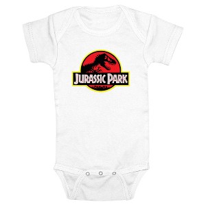 Infant's Jurassic Park Classic Bold T Rex Logo Bodysuit - 1 of 4