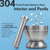 MEDca Pill Crusher – Stainless Steel Mortar and Pestle Set for Tablets and Pills, Non-Slip Medicine Grinder for Adults, Seniors, Pets - 2 of 4