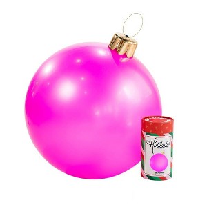 Holiball 30" Outdoor Decorative Sculpture Magenta - 1 of 1