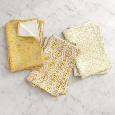 Patina Vie Charming Floral Cotton Kitchen Towels