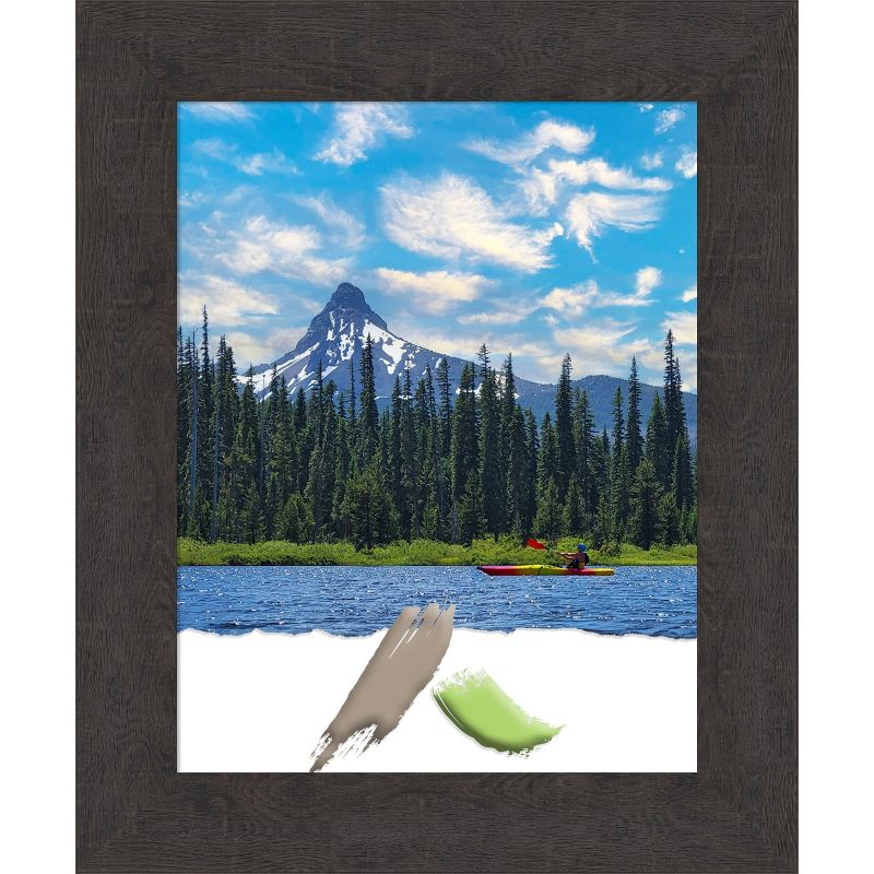 Amanti Art Rustic Plank Narrow Picture Frame, 1 of 6
