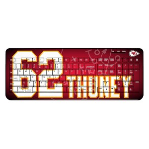 NFL Kansas City Chiefs Players Game Tactic Wireless USB Keyboard - 1 of 4
