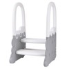 Toddler Step Stool for Bathroom Sink, Ronipic 2 Step Stools for Kids, Anti-Slip Stool for Kitchen Counter, Potty Training Toilet Stool with Handrail - 4 of 4