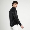 Campus Sutra Men Men's Onyx Black Pavement Shirt - 4 of 4
